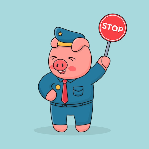 Piggy police