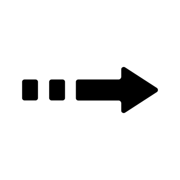 Pijl en cursor Teken en symbool Eenvoudige pijlen geïsoleerd op witte achtergrond Iconen met pijlmerken