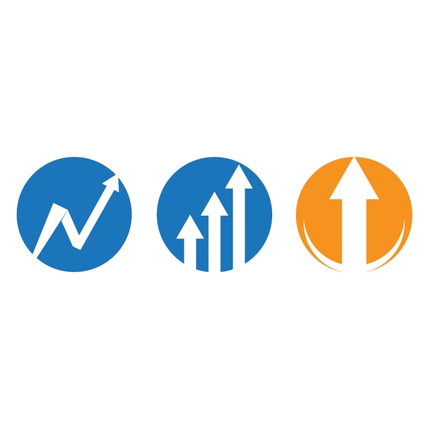 Pijl illustratie logo vector sjabloon
