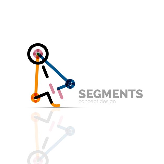 Pijl pictogram vector logo Bedrijf branding element