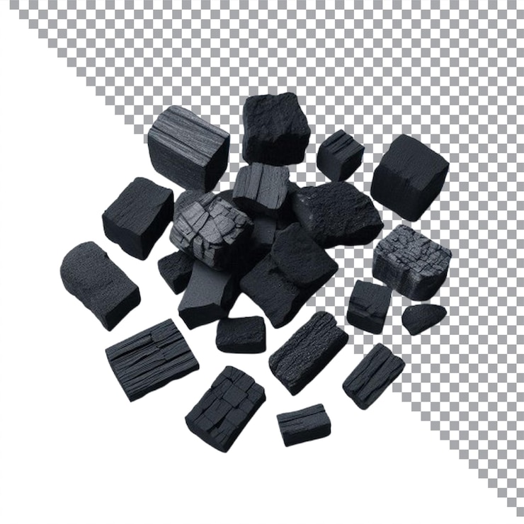 Vector a pile of black rocks on a white background with a black and white background