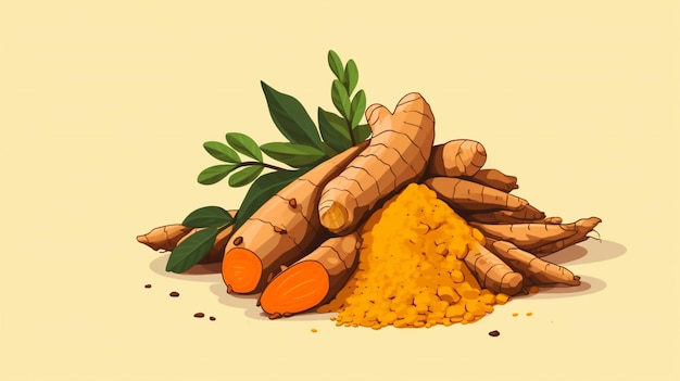 Vettore una pila di carote con una pila di carrote