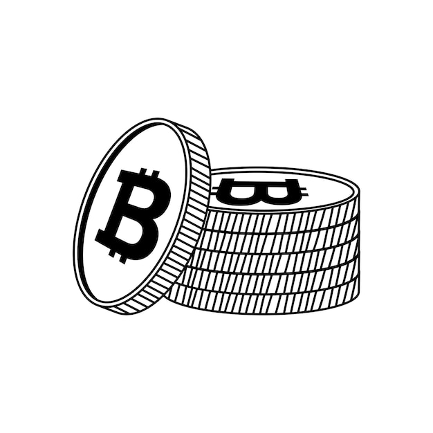 Pile of coins Online shop finance banks moneysaving cashless society concept