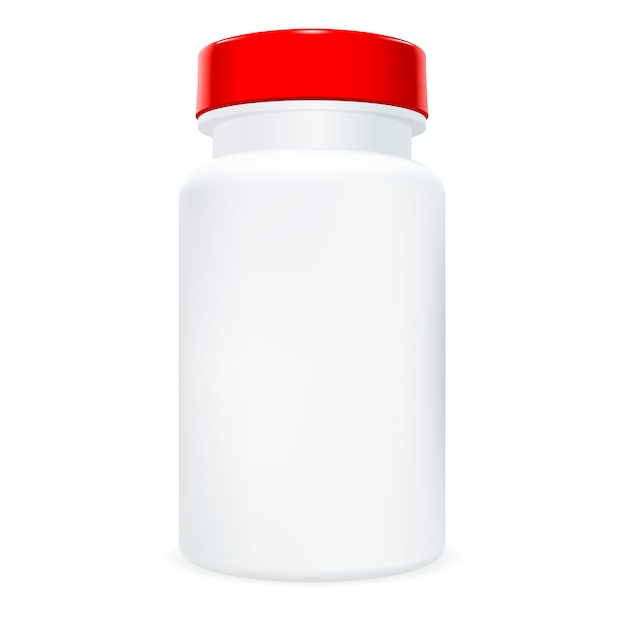 Pill Bottle. Medicine Drug Container.