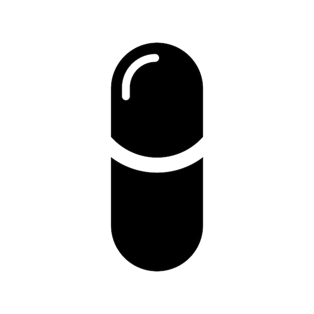 Vector pill icon illustration