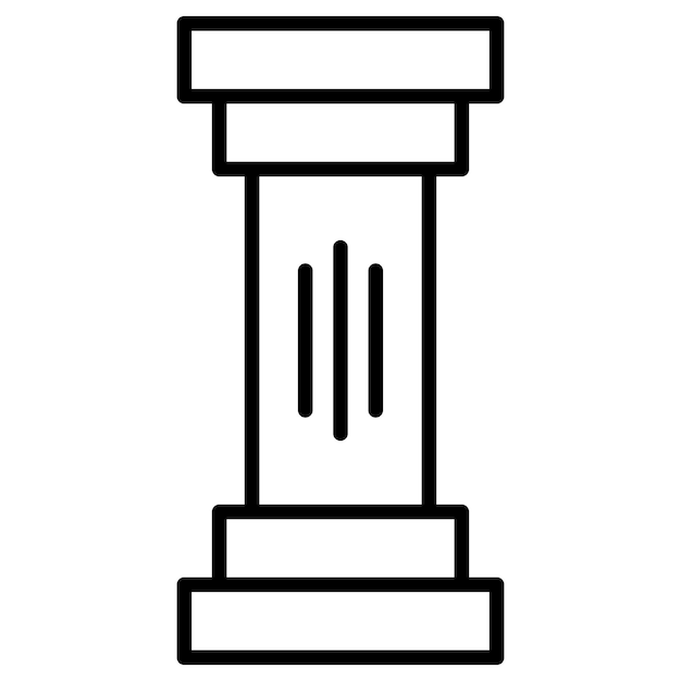 Illustrazione vettoriale dei pilastri