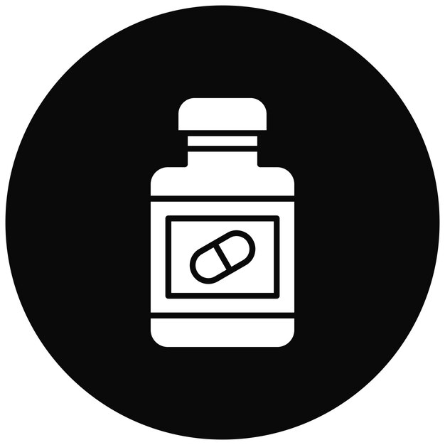 Pillen Icon vector afbeelding Kan worden gebruikt voor onderzoek en wetenschap