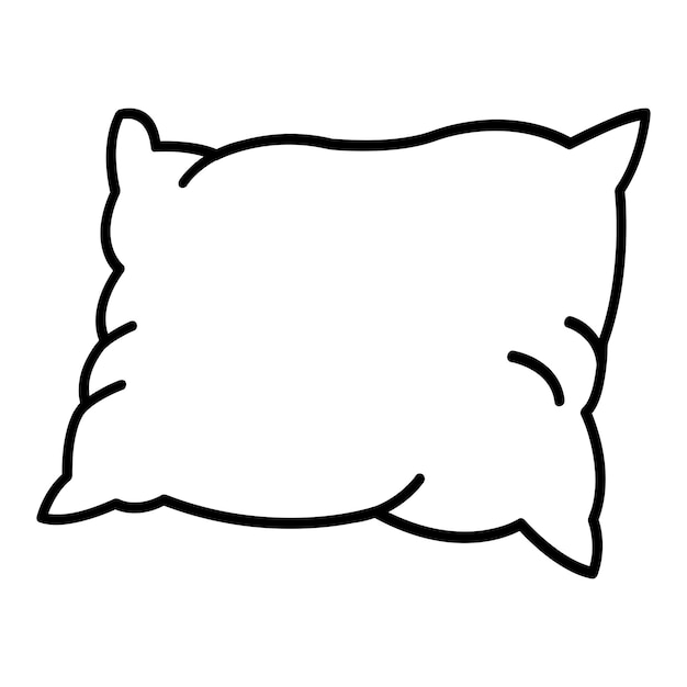 Vector pillow icon logo vector design template