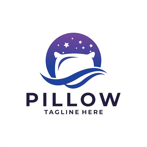 Vector pillow logo icon