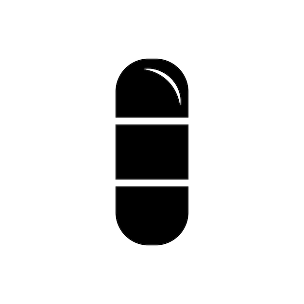 pills capsule icon vector template logo trendy collection flat design