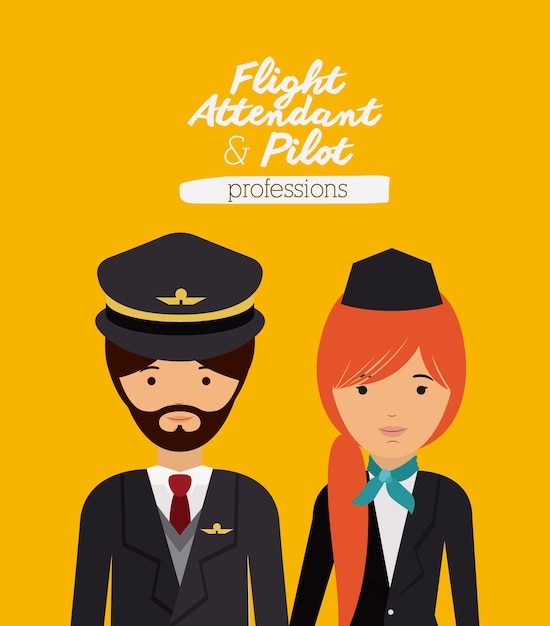 Vector pilot and flight attendant design