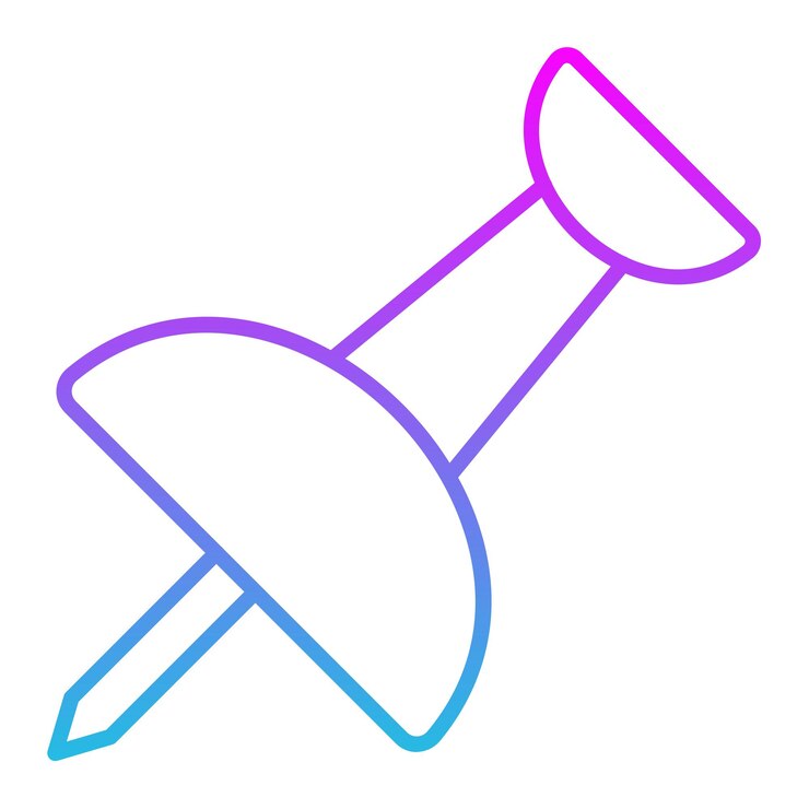 Vector pin icon