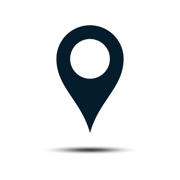 Pin Location Map Icon Vector Pin Locator Illustration Design