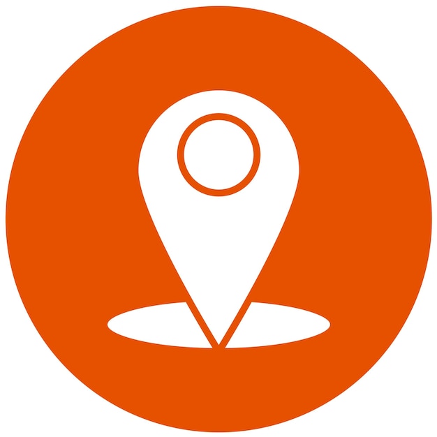 Pin Vector Icon Ontwerp Illustratie