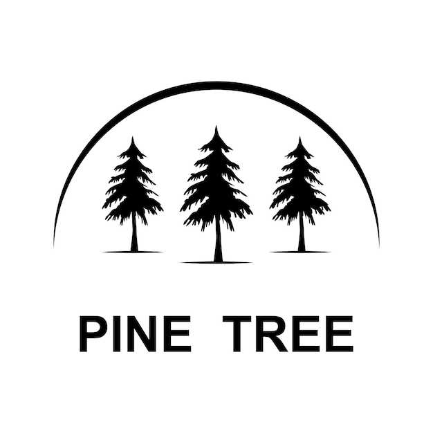 Pine tree Logo design inspiration