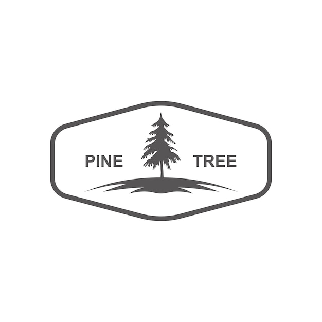 松の木のロゴデザインのインスピレーション