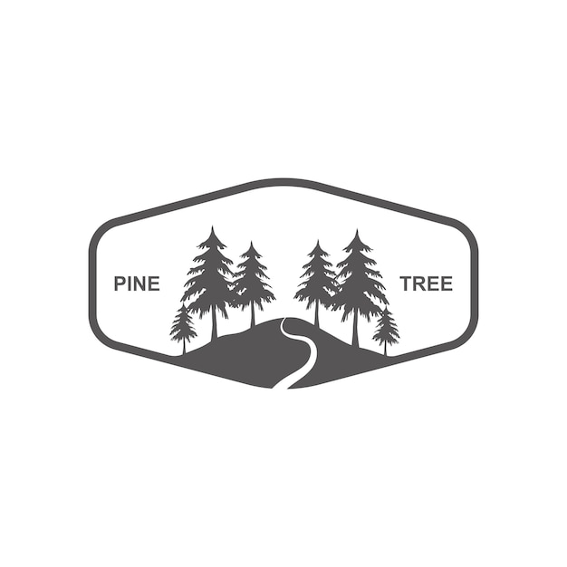 Pine tree Logo design inspiration