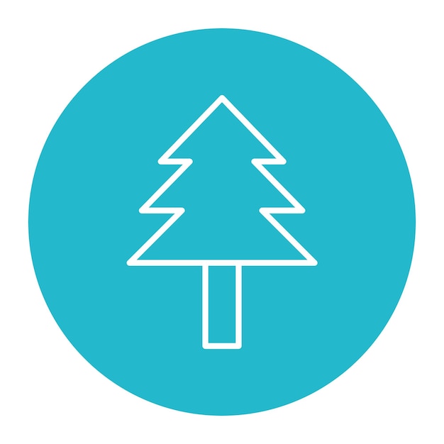 pine tree vector illustration