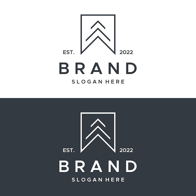 Pine treeevergreen and mountain vintage Logo designLogo for adventurer camping nature badge and business