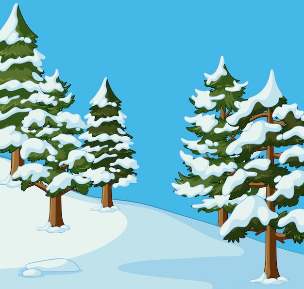 Download Tree Man Snow RoyaltyFree Stock Illustration Image  Pixabay