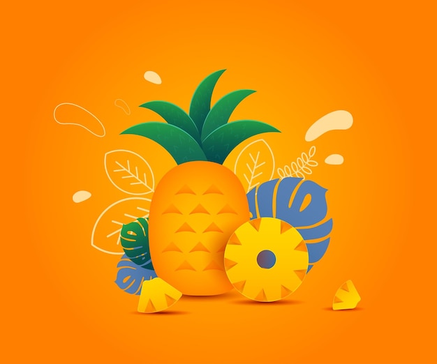 Pineapple Background