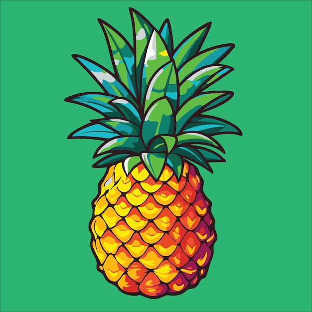 Vector pineapple design for your artwork