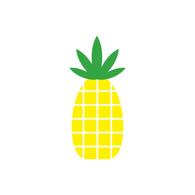 Pineapple fruit concept logo design