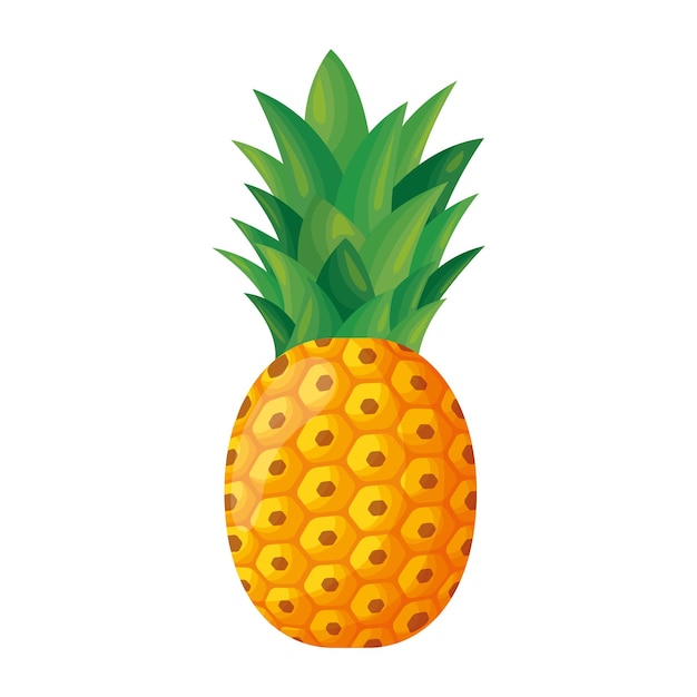 Vettore di frutta ananas