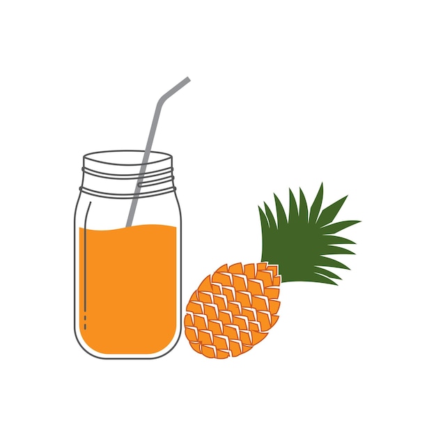 Icona del succo di ananas