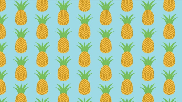 Vector pineapple pattern