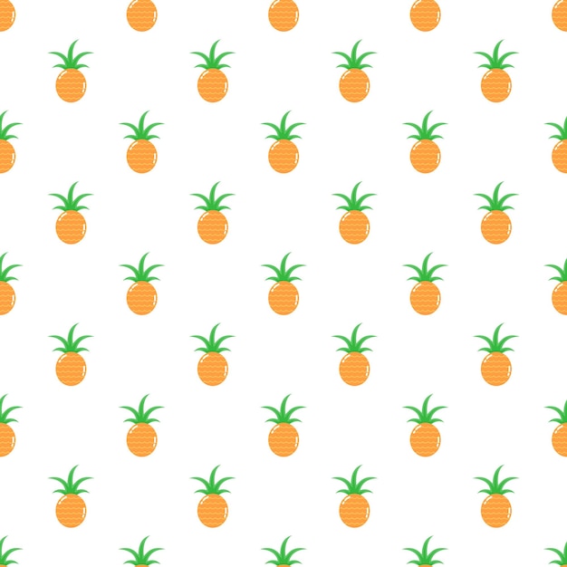 Pineapple seamless pattern background