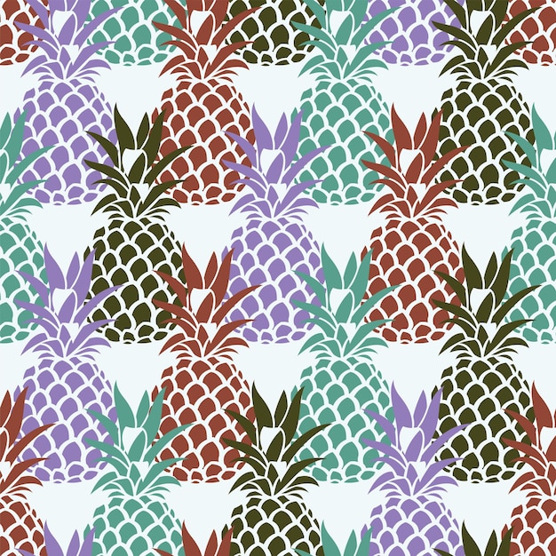 Pineapple seamless pattern