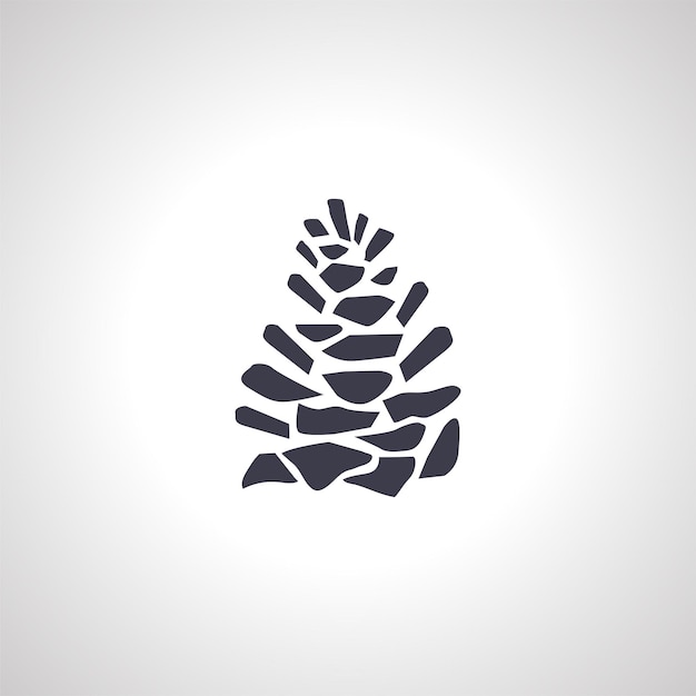 Pinecone icon pine cone isolated icon