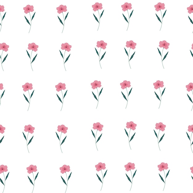 Vector ping bloemen