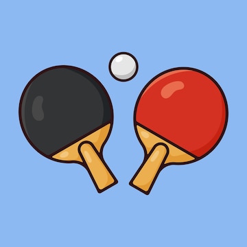 Ping pong or table tennis equipment set Royalty Free Vector