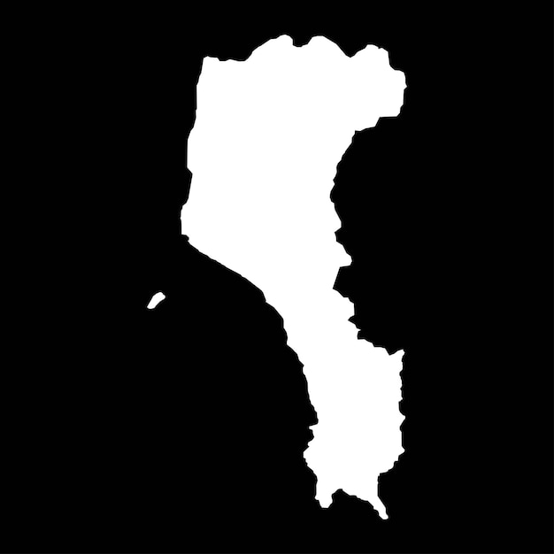 pingtung county map county of the republic of china taiwan vector illustration