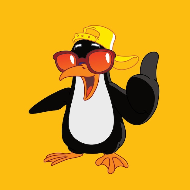 Pinguin glasses cool