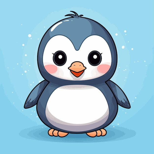 Pinguïn vector schattig