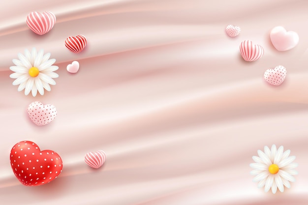 벡터 핑크 3d 추상 커튼 장면 액체 물결 모양 배경