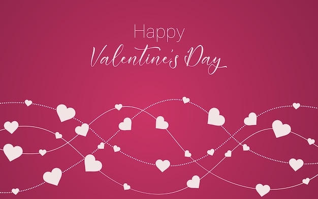 Pink abstract Valentine's day background The horizontal background is great for brochures cards f