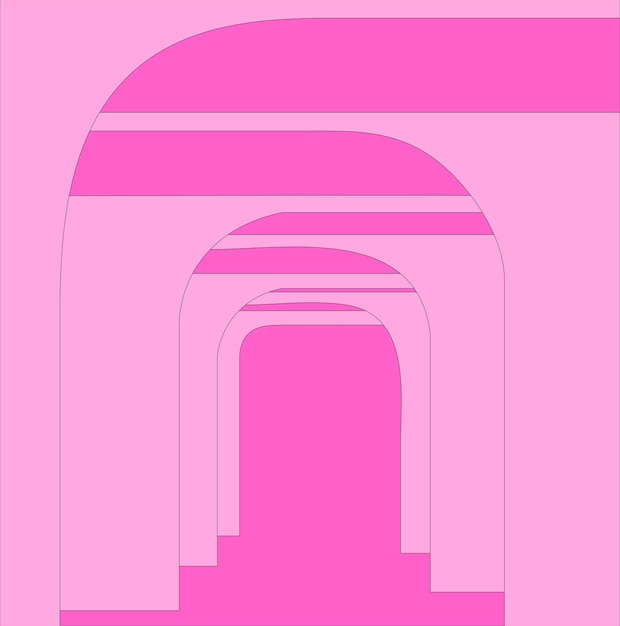 ピンクの抽象的なベクトルの背景 経路の背景