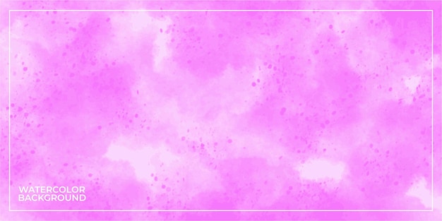 Pink abstract watercolor background vector