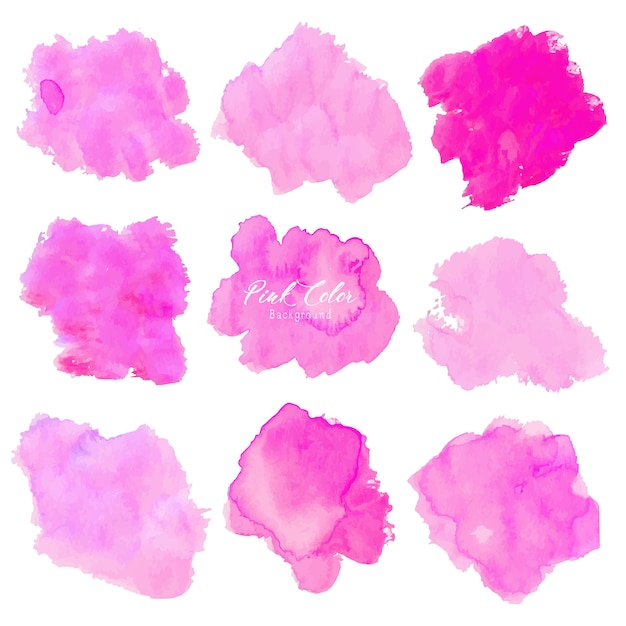 ピンクの抽象的な水彩画の背景。