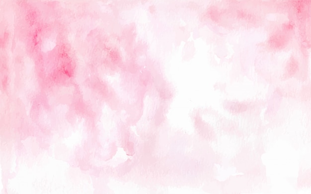 Розовый абстрактный фон акварелью кисти