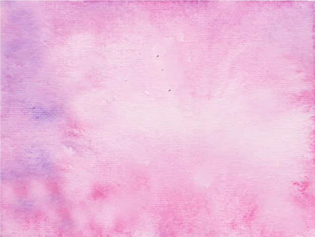 Vector pink abstract watercolor hand paint.