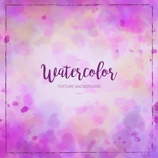 Vector pink abstract watercolor texture