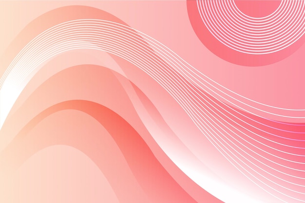 Pink abstract waves background