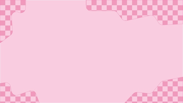 Pink aesthetic abstract background with gingham plaid checkered pattern decoration wallpaper