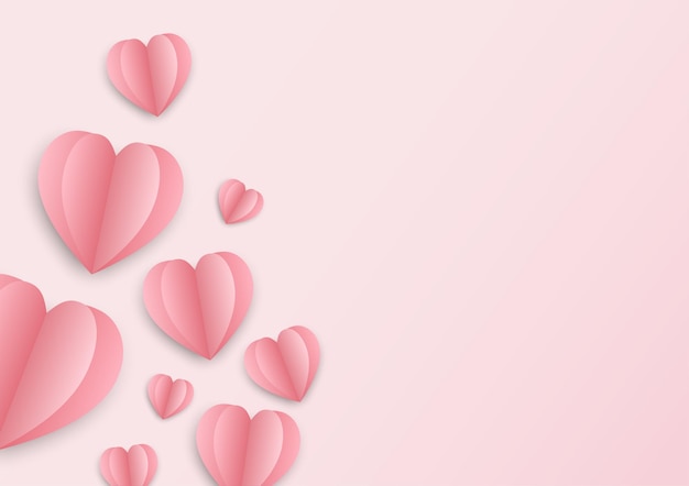 Pink background for valentine festival and wedding