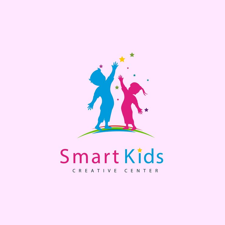 a pink background with a childrens artwork and the word smart